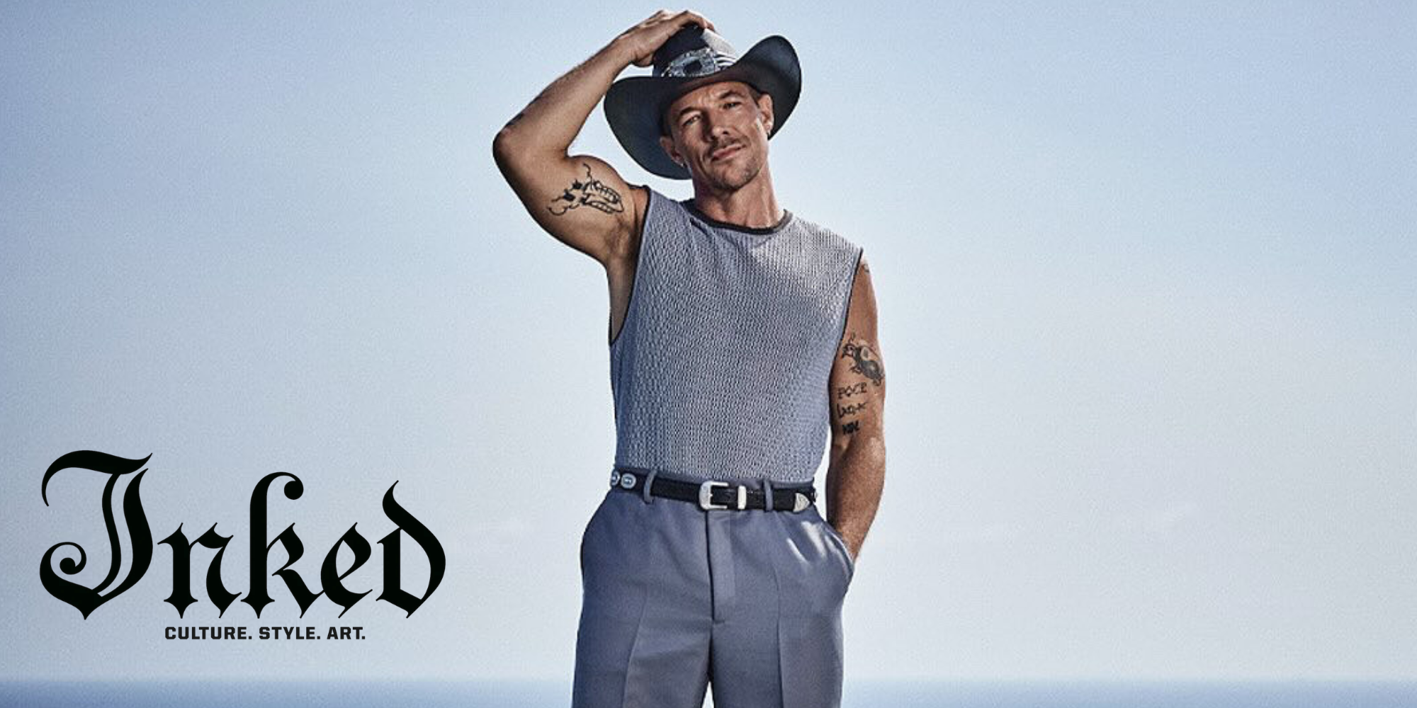 Diplo Wears ZANDRIA's Crossroads Black in Inked Magazine Cover Feature