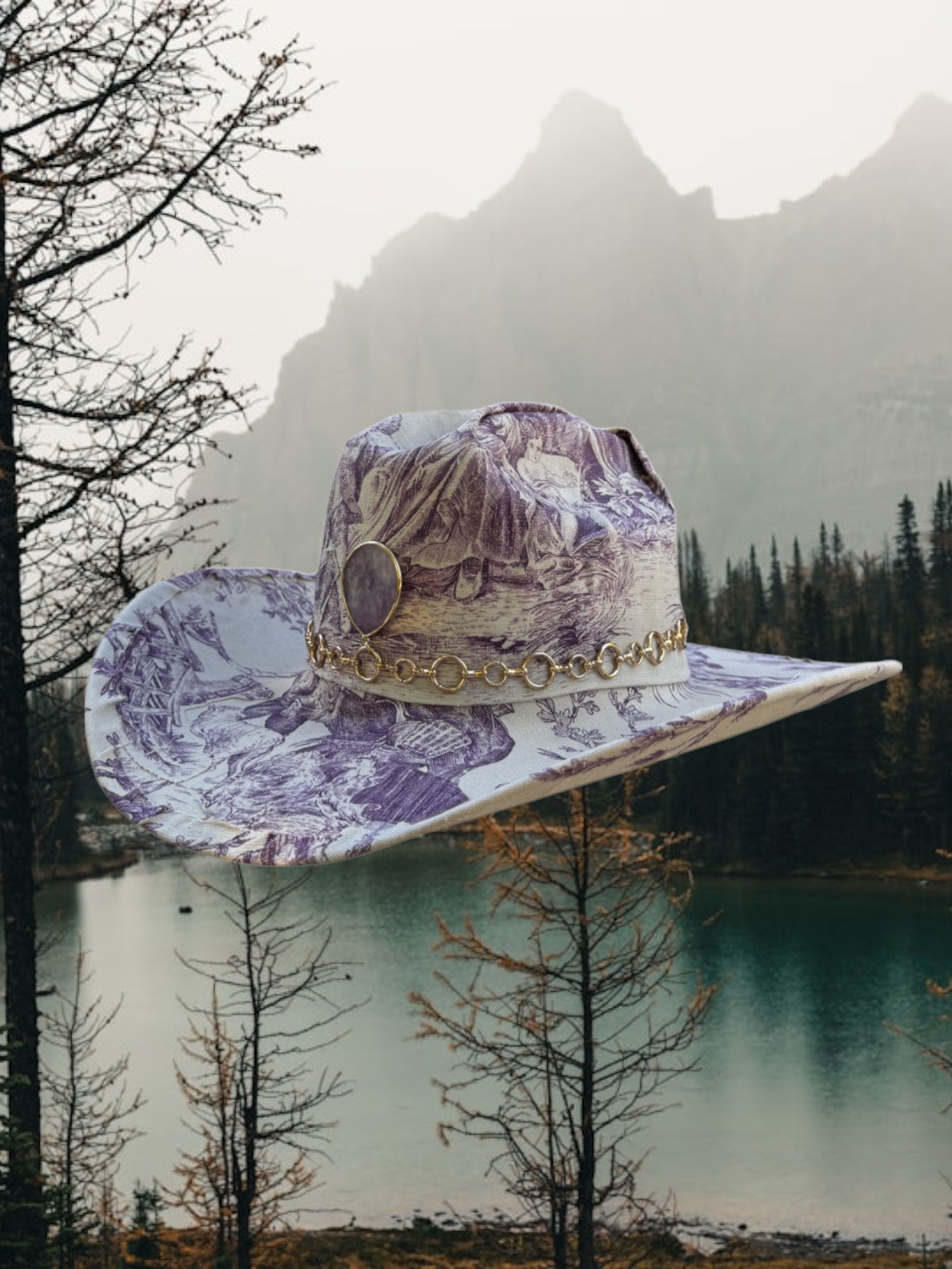 Lilac Toile - Zandria