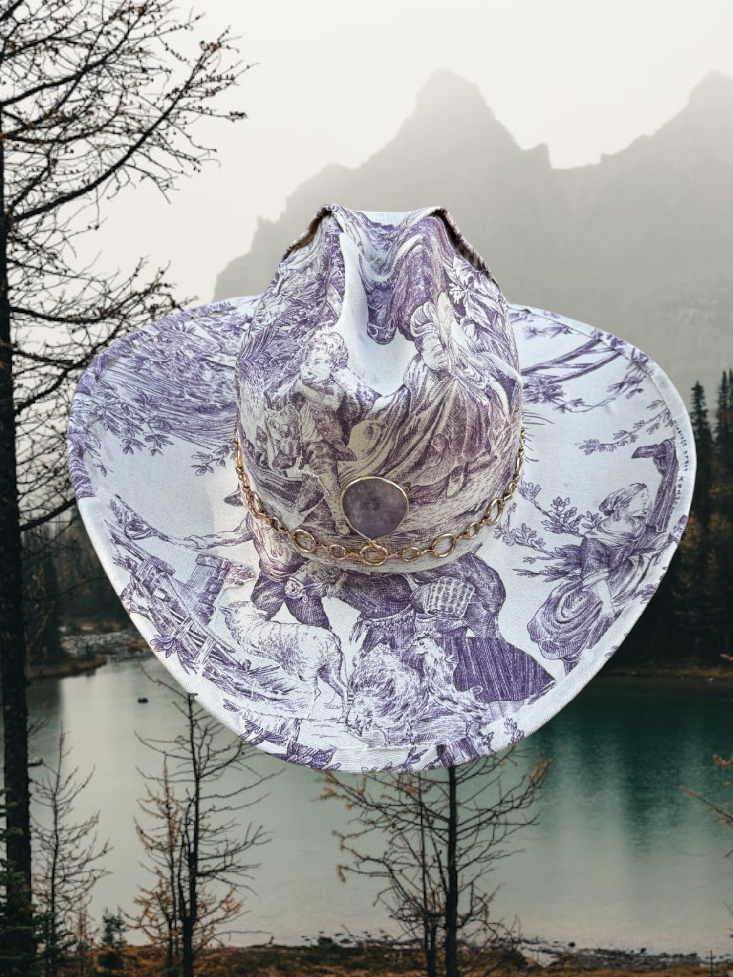Lilac Toile - Zandria
